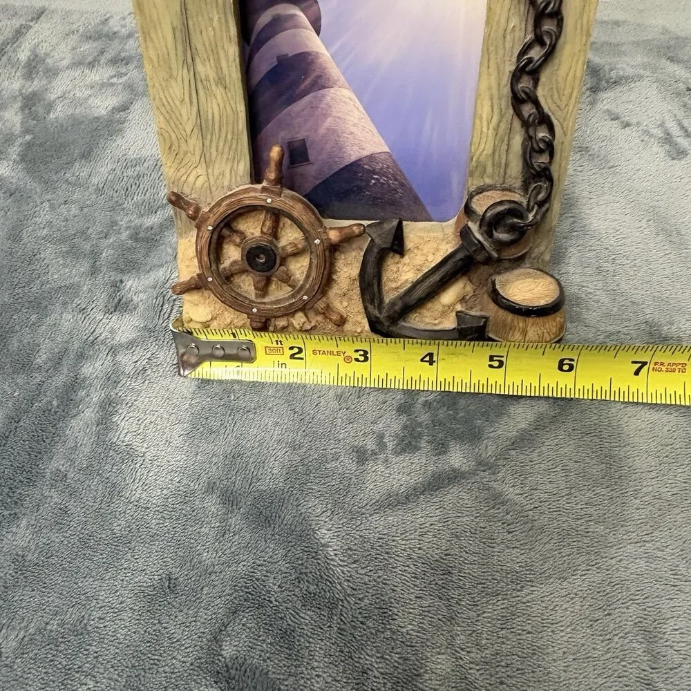 Vintage 3D Nautical Style Resin Picture Frame 4x6